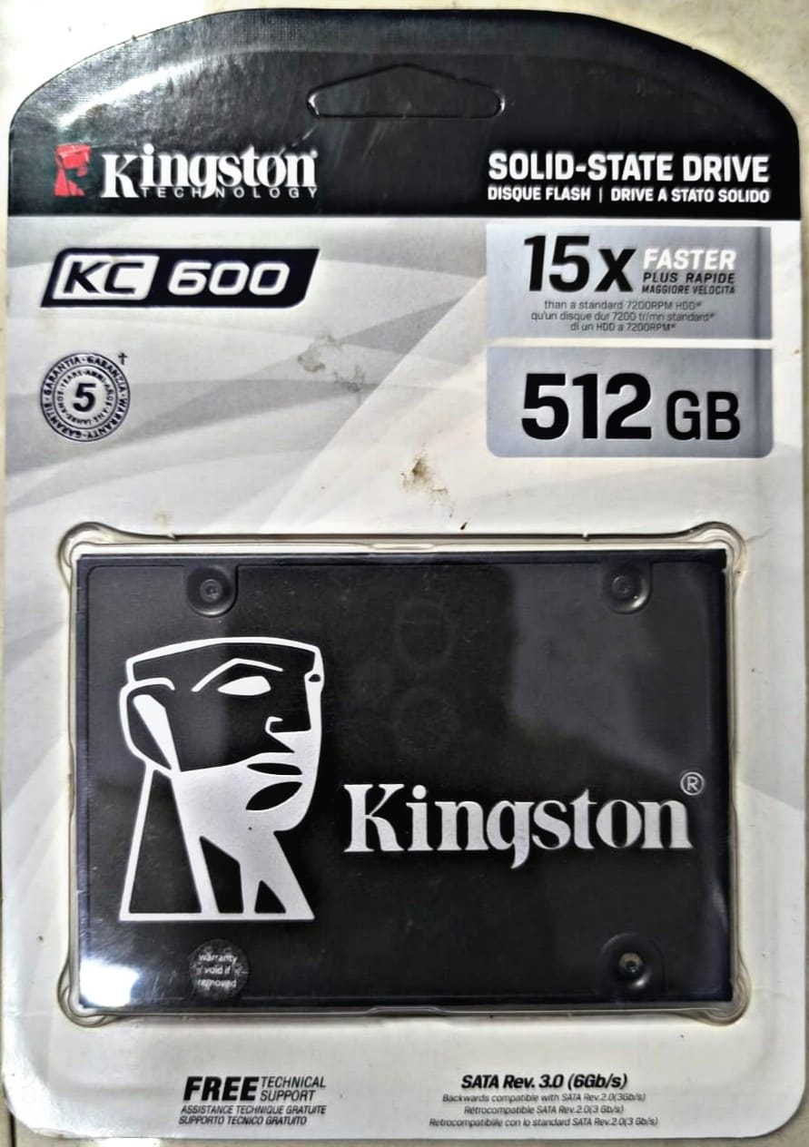 Ssd SATA 512gb novo