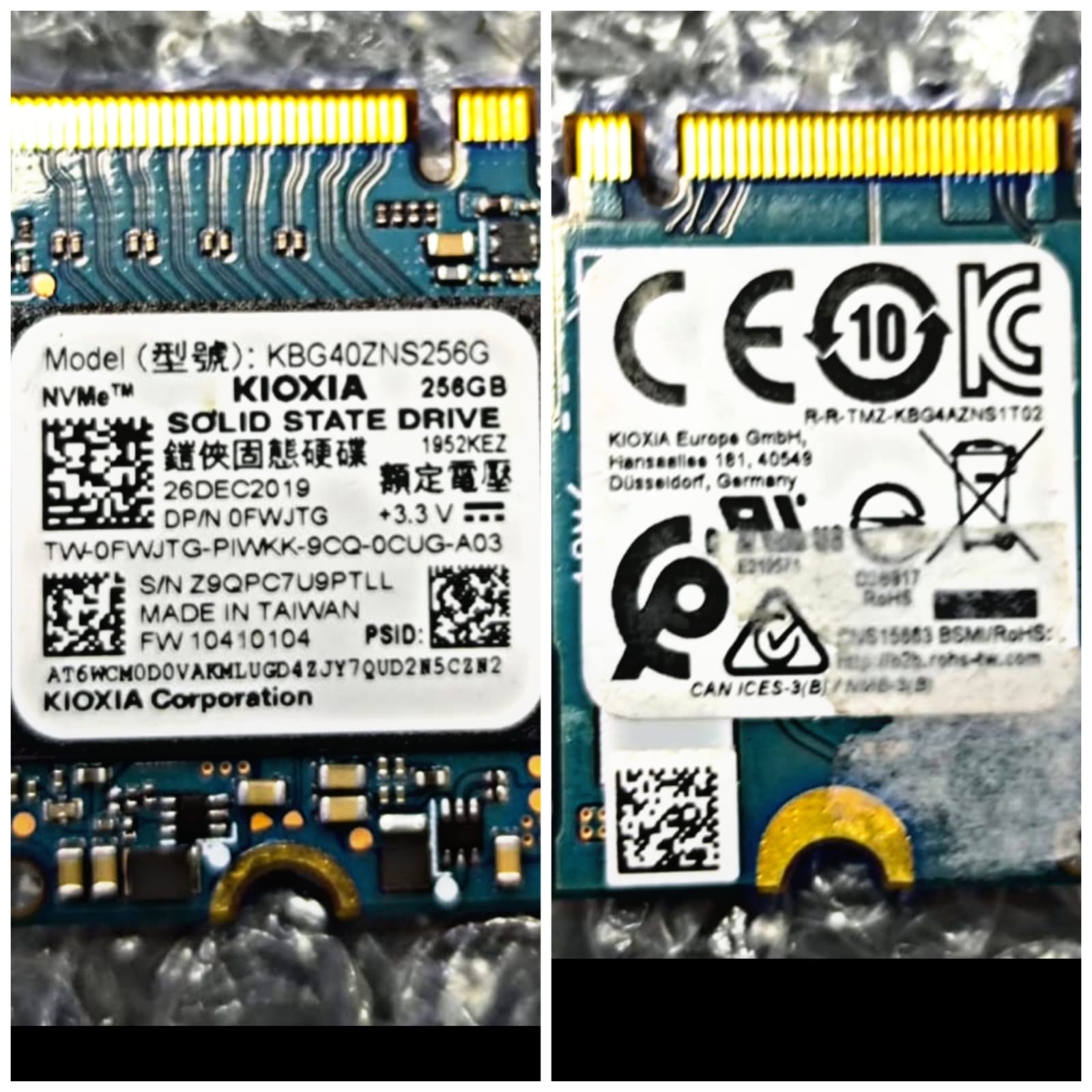 Ssd 256gb nvme