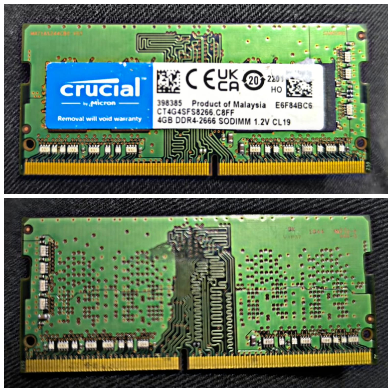 Memoria ram ddr4 De 4gb laptop